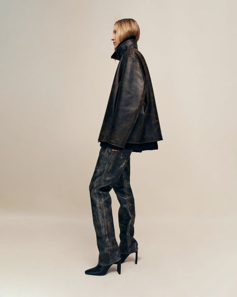 Vintage Leather 5-Pocket Pant