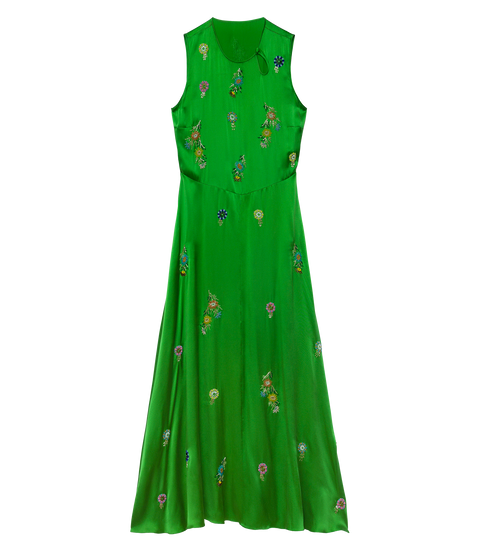 AMARI DRESS -- EMERALD