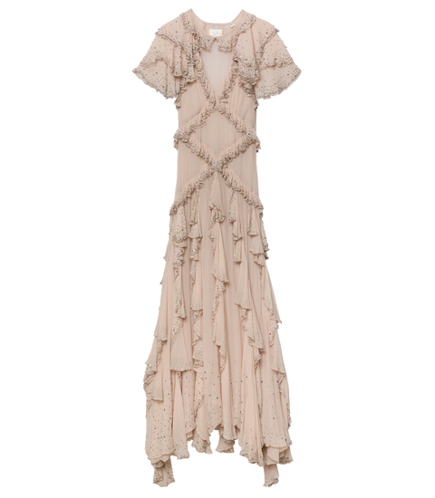 ANTOINETTE ANNIVERSARY DRESS -- ANTIQUE BLUSH