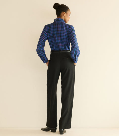 BARRETT TOP -- CHAMONIX PLAID