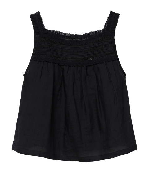 BENITA TOP -- BLACK