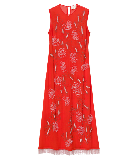CHANDRA DRESS -- ORANGE CITRINE