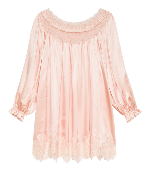 CICELY DRESS -- PEACH SORBET