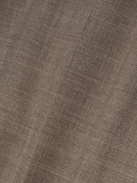 High Twist Wool Drawstring Straight Pant