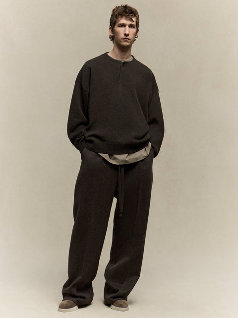 Fine Knit Henley