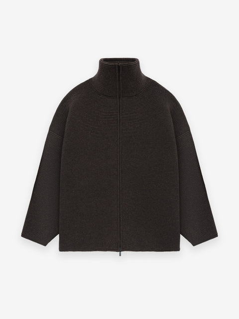 Heavy Ottoman Full Zip Sweater