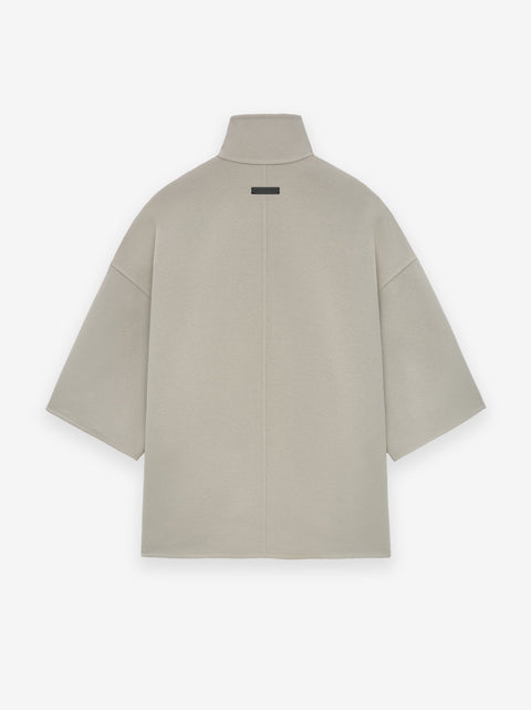 Double Wool Cashmere Short Sleeve Jacket