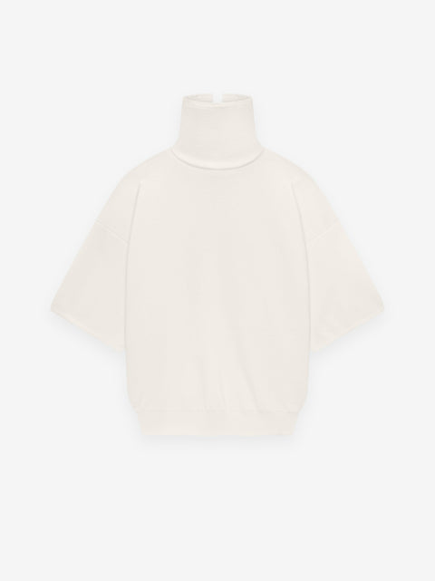 Merino Knit High Neck Tee