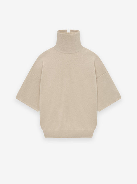 Merino Knit High Neck Tee