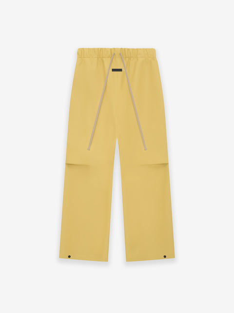 Rubberized Knee Pleat Wide Leg Pant