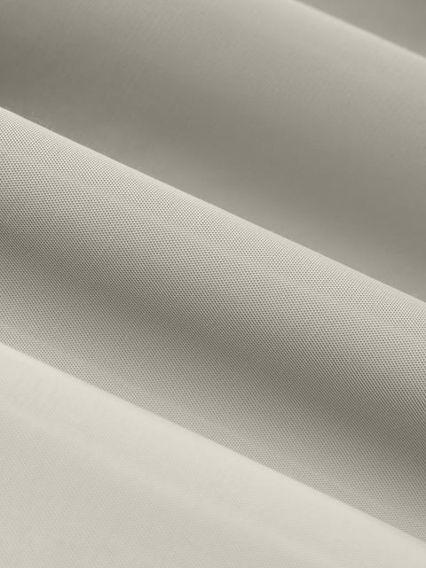 Heavy Nylon Knee Pleat Wide Leg Pant
