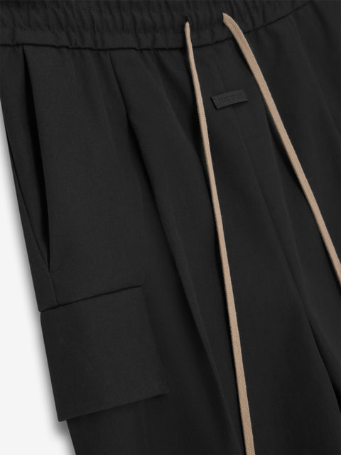 Weighted Twill Cargo Shorts