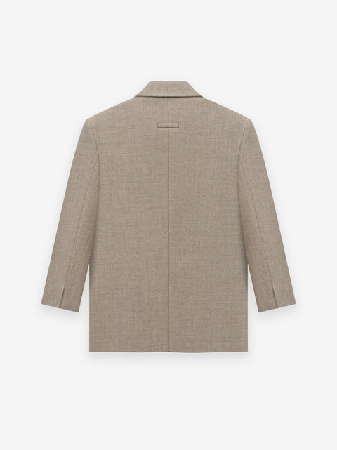 Heavy Wool Twill Relaxed Blazer