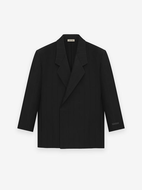 Pinstripe Relaxed Blazer