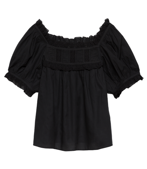 FRANCES TOP -- BLACK