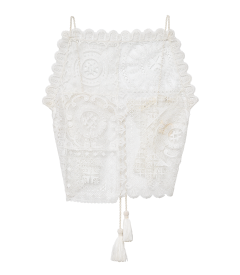 HANDKERCHIEF ANNIVERSARY TOP -- SALT
