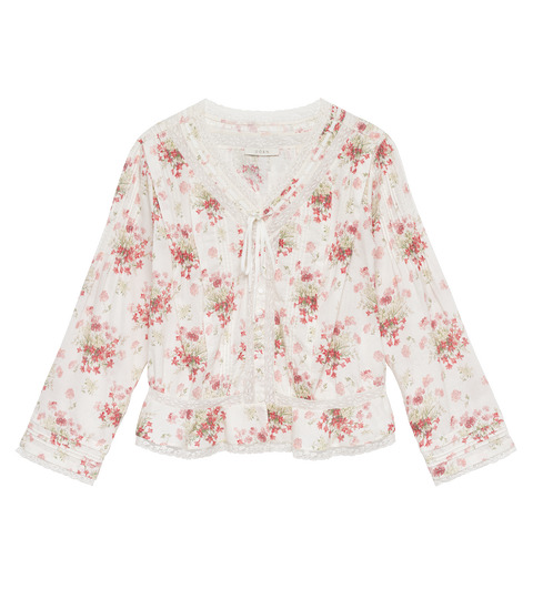 HILLOCK TOP -- IVORY LANTANA FLORAL
