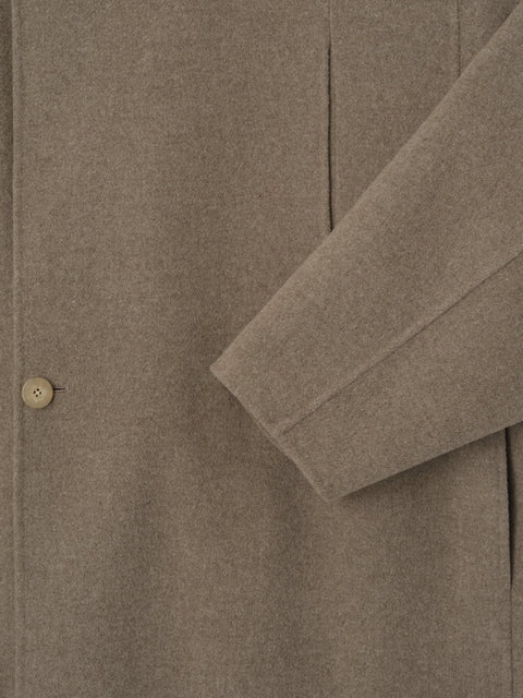 Wool Cashmere Highneck Coat
