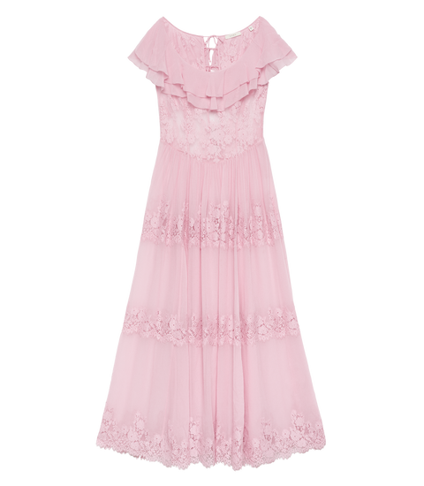 JOYELLE DRESS -- PINK HYDRANGEA