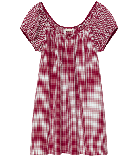 JULIA DRESS -- MULBERRY LA MADDALENA GINGHAM