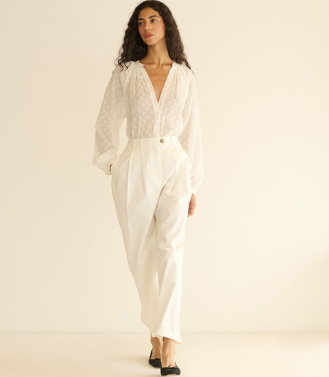 JULIENNE TOP -- SALT MARSEILLE EMBROIDERY
