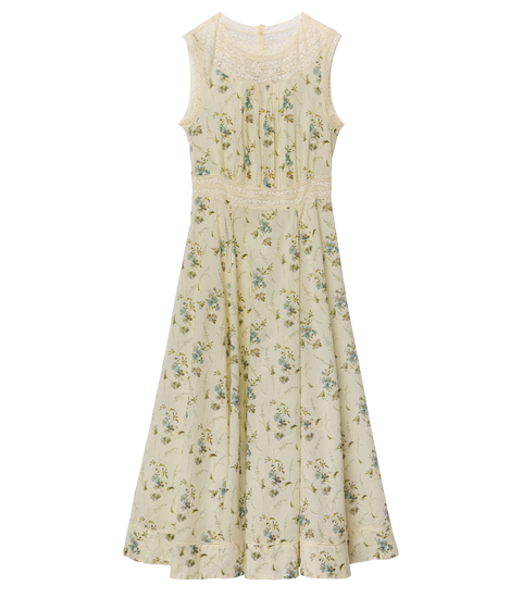 LILIANE DRESS -- SUNSHINE PRAIRIE ROSE