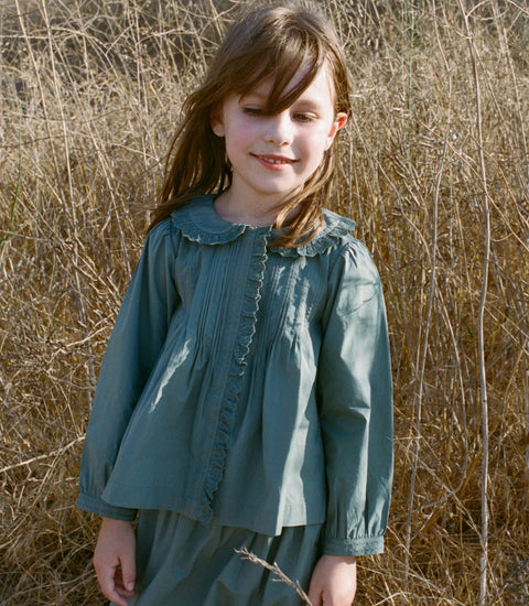 LYDIE TOP -- SOFT SPRUCE