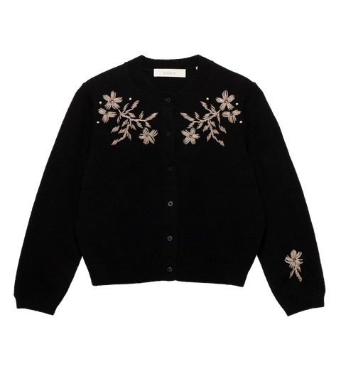 PETIT TRESOR CARDIGAN -- BLACK