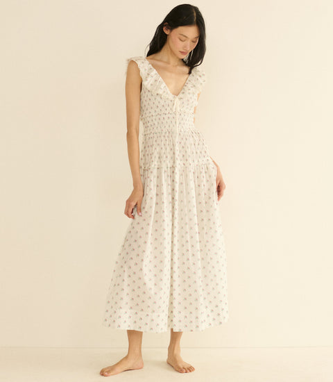 SORINA DRESS -- PETIT POSY CALICO