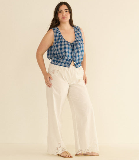 THEO TOP -- DORSET PLAID