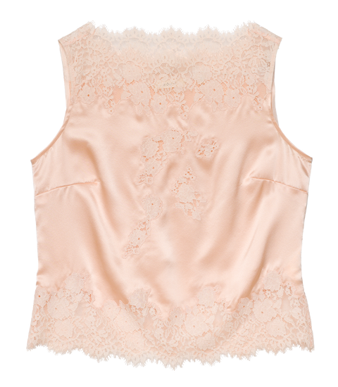 VIVIANE TOP -- PEACH SORBET