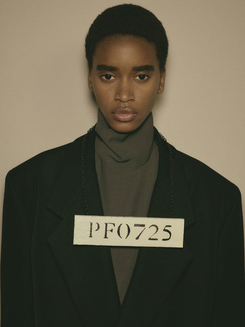 Satin Wool Double Breasted Blazer
