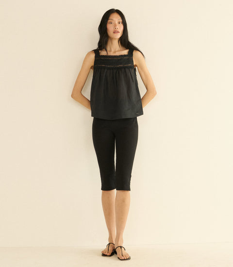 BENITA TOP -- BLACK