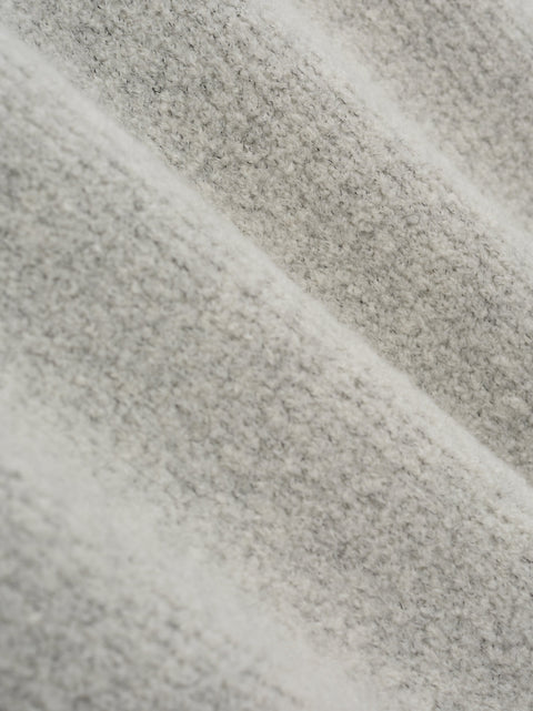 Merino Boucle Polo Hoodie