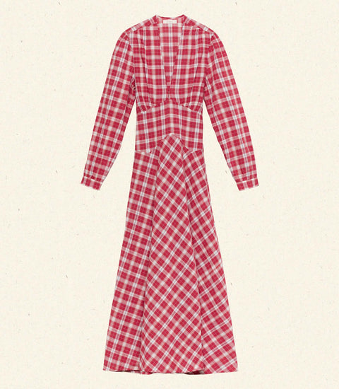 CHARLESTON DRESS -- ALSACE PLAID
