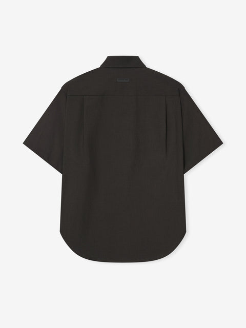 Cotton Wool Oxford Classic Short Sleeve Shirt