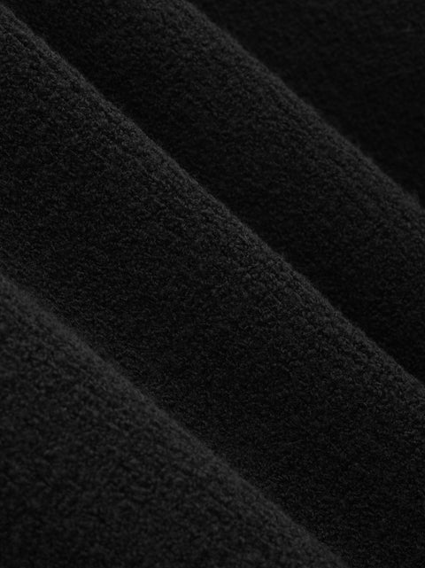 Merino Boucle Polo Hoodie
