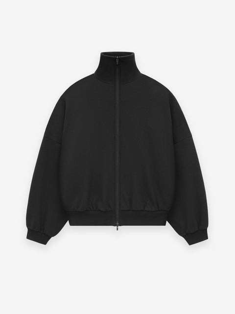 Cotton Wool High Neck Jacket