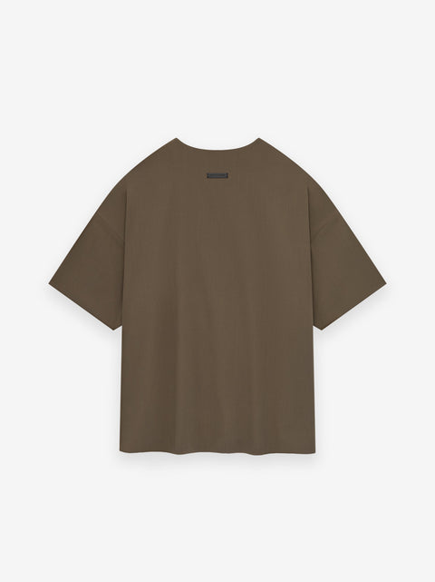 Wool Crepe Double Layer Tee