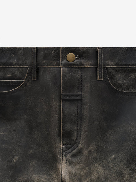 Vintage Leather 5-Pocket Pant