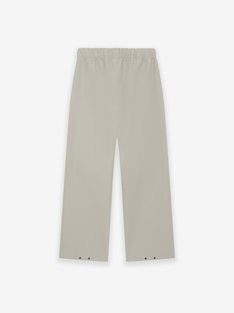 Rubberized Knee Pleat Wide Leg Pant