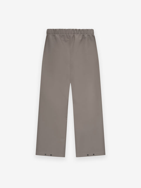 Rubber Knee Pleat Wide Leg Pant