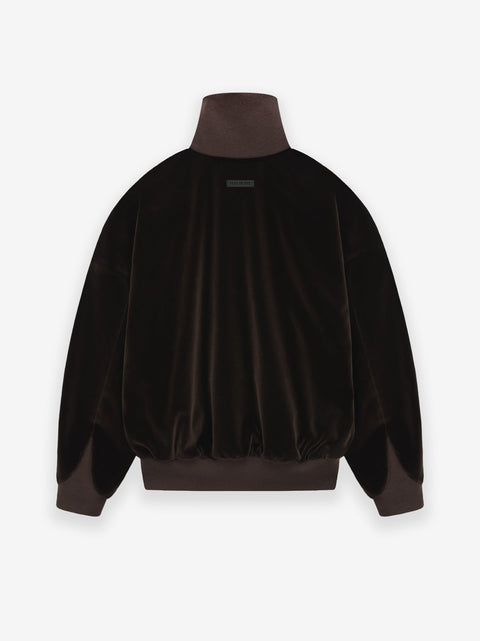 Cotton Velvet Track Jacket