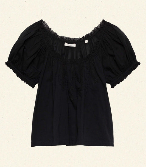 FREDERICA TOP -- BLACK