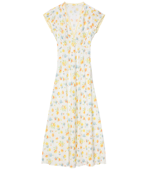 HELIA DRESS -- DAHLIA FLORAL