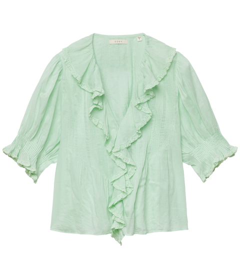 HENRI TOP -- SEAFOAM