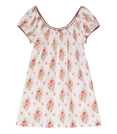 JULIA DRESS -- ROSE PETIT BOUQUET DE CHAMONIX