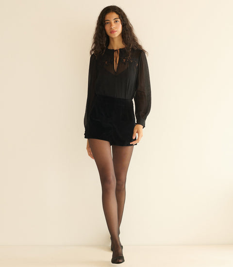 LIORA TOP -- BLACK
