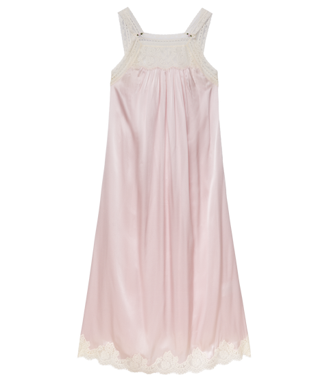 LUCIANE DRESS -- POWDER ROSE