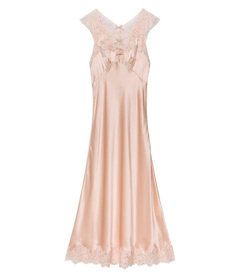 MARCELLE DRESS -- PEACH SORBET